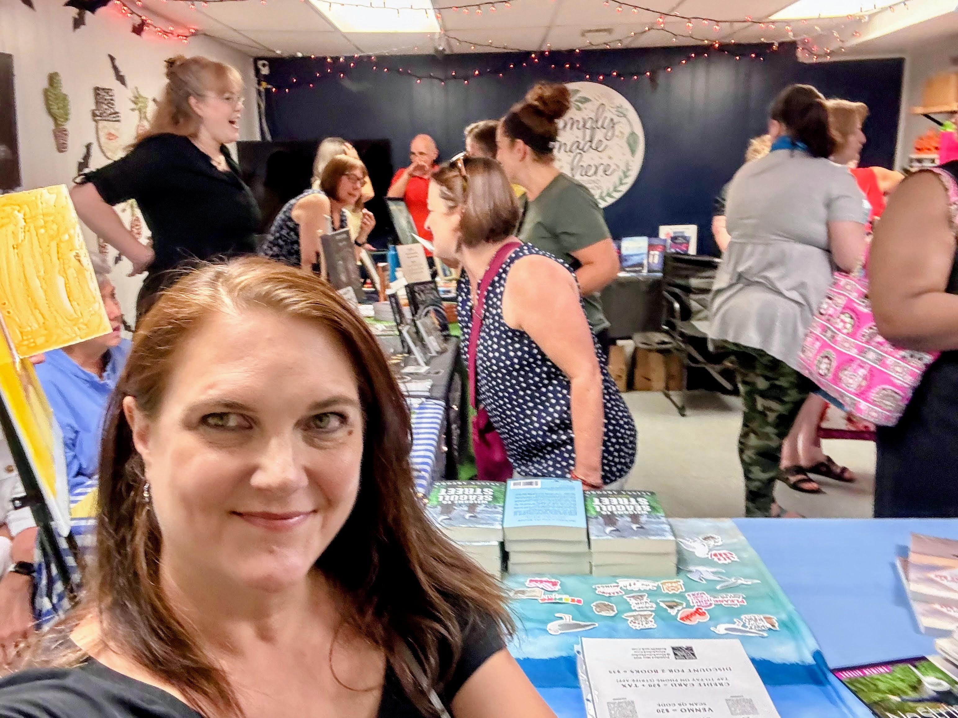 Alissa Arford at Simply Written Here Maryland Authors Book Event, Sept 6, 2025, Catonsville, Md