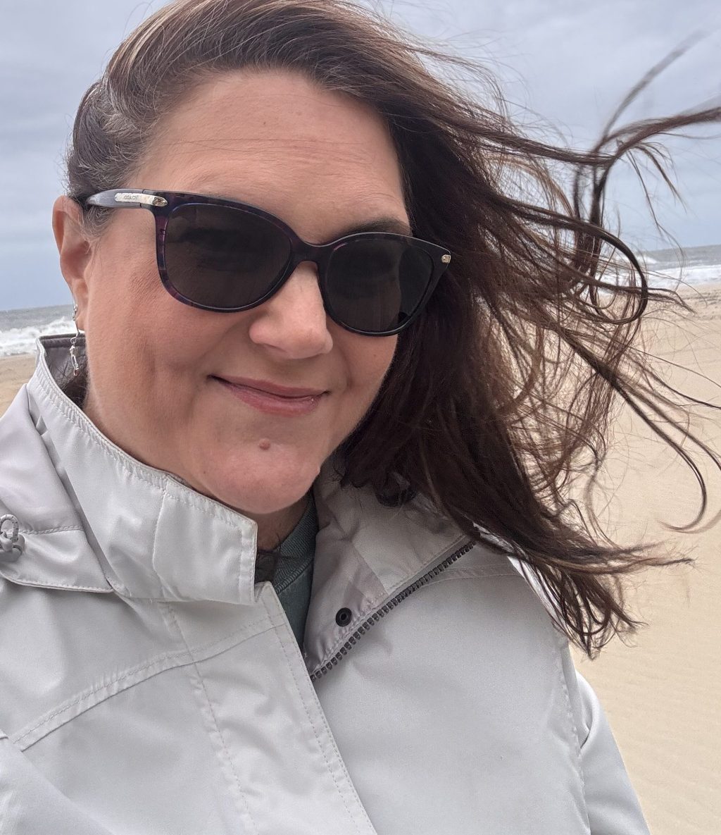 Alissa in Ocean City during the nor'easter in September 2026